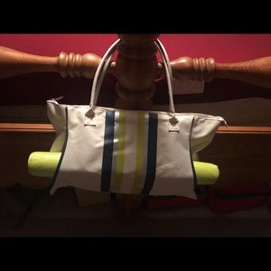 NWOT Gym bag with yoga mat included